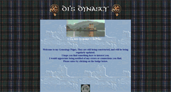 Desktop Screenshot of disdynasty.oddquine.co.uk